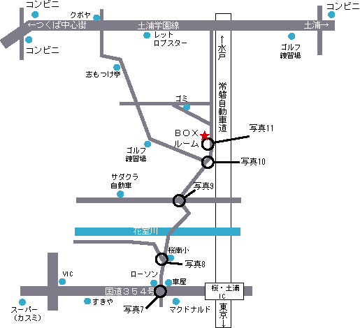 筑波胶囊酒店地図