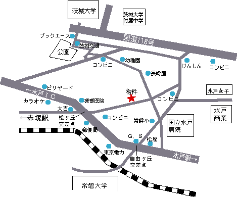 Map of Nishihara